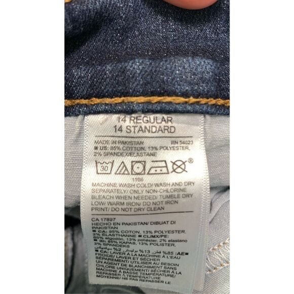 Old Navy Women's Denim Five-Pocket Original Mid-Rise Jeans Blue Size 14 Regular - Picture 8 of 8